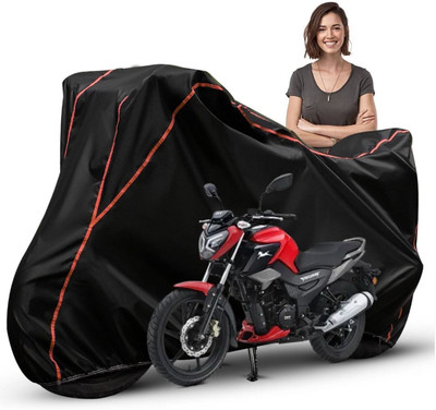 Car Styling Waterproof Two Wheeler Cover for TVS(Raider, Black, Red, Multicolor)