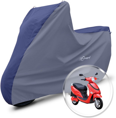 Neodrift Two Wheeler Cover for Hero(Electric Photon, Blue, Grey)