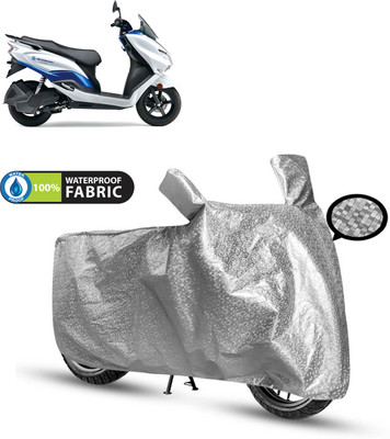 CODOKI Waterproof Two Wheeler Cover for Suzuki(Burgman Electric, Silver)
