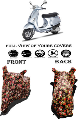 Amexride Two Wheeler Cover for Piaggio(Vespa LX 125, Multicolor)