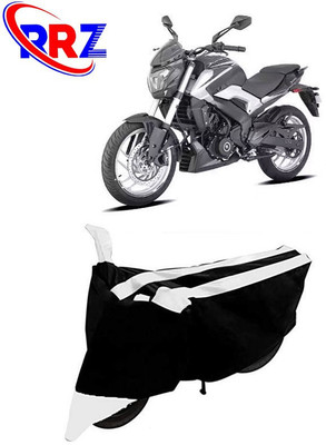 RRZ Waterproof Two Wheeler Cover for Bajaj(Dominar, Black, White)