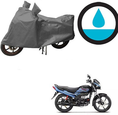 DeepShakshi AUTOMOTIVE Waterproof Two Wheeler Cover for Honda(Passion Pro, Grey)