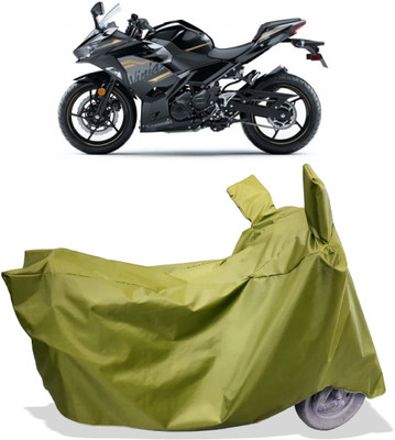 Amexride Two Wheeler Cover for Kawasaki(Ninja 650 BS6, Maroon)