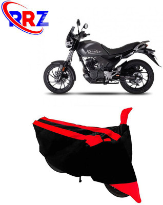 RRZ Waterproof Two Wheeler Cover for Hero(MotoCorp XPulse 200T, Black, Red)