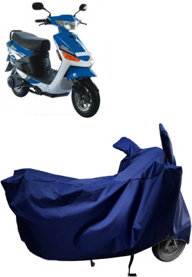 Amexride Two Wheeler Cover for Indus(Yo Style, Blue)