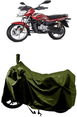 SUGASHRI Waterproof Two Wheeler Cover for Bajaj(Platina 100 DTS-i, Green)