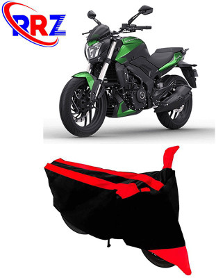 RRZ Waterproof Two Wheeler Cover for Bajaj(Dominar 400, Black, Red)