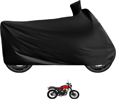 Caronix Waterproof Two Wheeler Cover for TVS(Flame SR125, Black)