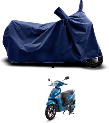 PAGORA Waterproof Two Wheeler Cover for Hero(Electric Optima, Blue)