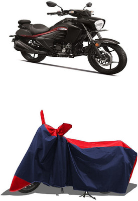 SUGASHRI Waterproof Two Wheeler Cover for Suzuki(Intruder BS6, Red, Blue)