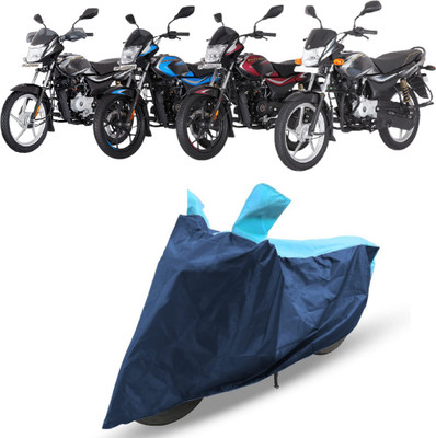NG Auto Front Two Wheeler Cover for Bajaj(Platina 100 DTS-i, Blue, Blue)