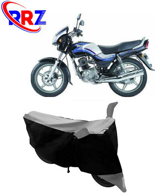 RRZ Waterproof Two Wheeler Cover for TVS(Victor Edge, Black, Grey)