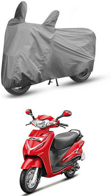 Mdstar Waterproof Two Wheeler Cover for Hero(Duet VX 110CC, Grey)