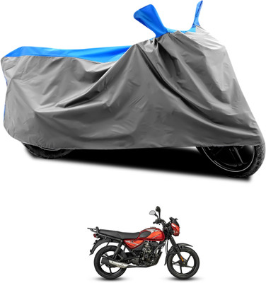 CODOKI Waterproof Two Wheeler Cover for Bajaj(CT110, Grey, Blue)