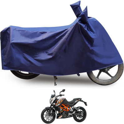 Auto Hub Two Wheeler Cover for KTM(Duke 390, Blue)