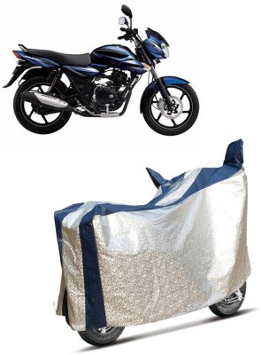 FAMEXON Waterproof Two Wheeler Cover for Bajaj(Discover 135, Silver)