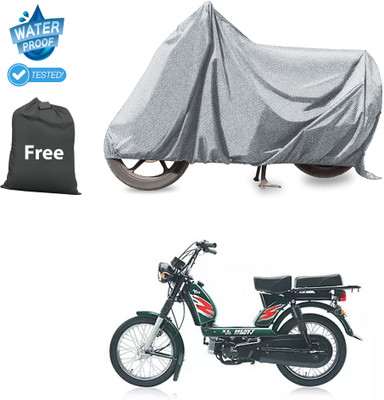 CODOKI Waterproof Two Wheeler Cover for TVS(Heavy Duty Super XL, Silver)