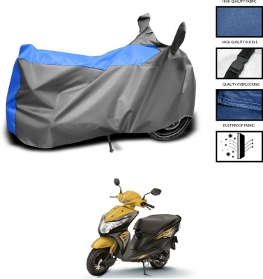 DeepShakshi AUTOMOTIVE Two Wheeler Cover for Honda(Dio, Grey, Blue)