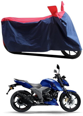 AASHTIK MART Two Wheeler Cover for TVS(Apache RTR 160 4V, Red, Blue)