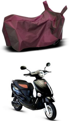 MMSSTAR Waterproof Two Wheeler Cover for Hero(Electric Photon, Maroon)