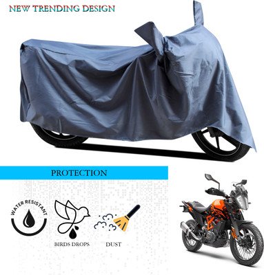 ANTHUB Waterproof Two Wheeler Cover for KTM(390 Adventure, Grey)