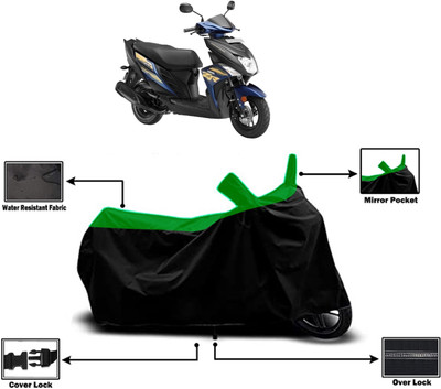 Amexride Two Wheeler Cover for Yamaha(Cygnus Ray ZR, Green)