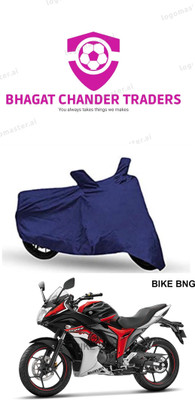 BAHGAT CHANDER TRADERS Waterproof Two Wheeler Cover for Suzuki(Gixxer SF, Blue)
