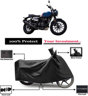KEDIT Two Wheeler Cover for Honda(CB350RS, Black)
