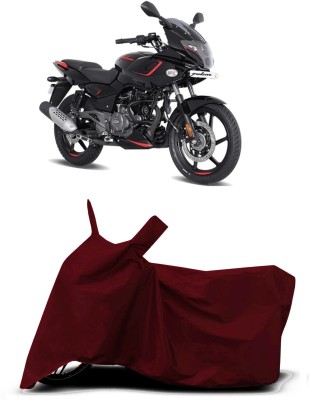 VESMEI Two Wheeler Cover for Bajaj(Pulsar 180 DTS-i, Red)