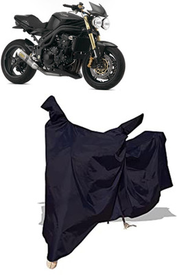Amexride Two Wheeler Cover for Triumph(Speed Triple ABS, Black)