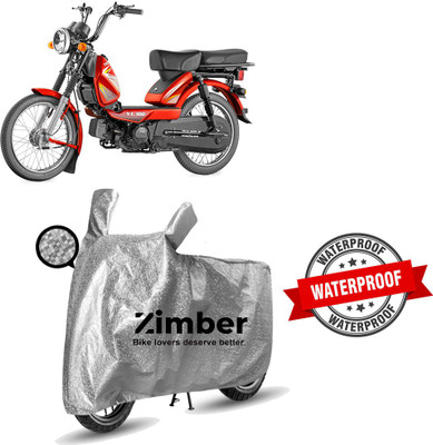 THE REAL ARV Two Wheeler Cover for TVS(XL 100, Silver)
