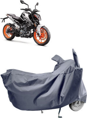 Amexride Two Wheeler Cover for KTM(Duke 200, Grey)