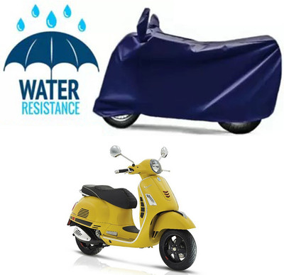 Furious3D Two Wheeler Cover for Piaggio(Vespa VXL 150, Blue)