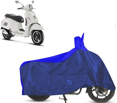 EGAL Waterproof Two Wheeler Cover for Vespa(GTS Super 125, Blue)