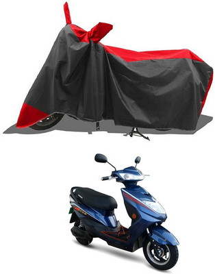 PAGORA Waterproof Two Wheeler Cover for Okinawa(Ridge, Red, Black)