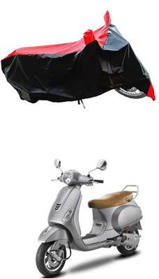 VESMEI Two Wheeler Cover for Vespa(Vespa VXL 125, Red)