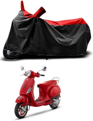 Fastak Two Wheeler Cover for Vespa(Vespa LX 125, Red)