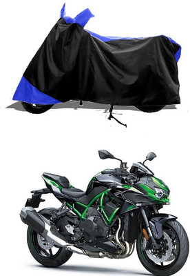 GROFATIK Two Wheeler Cover for Kawasaki(Ninja H2R, Blue)