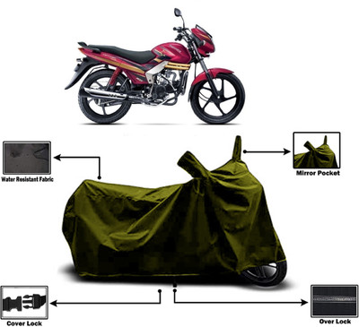 Amexride Two Wheeler Cover for Mahindra(Centuro Rockstar, Green)