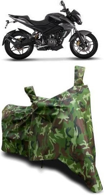 ATBROTHERS Waterproof Two Wheeler Cover for Bajaj(Pulsar 200NS FI BS6, Multicolor, Green)
