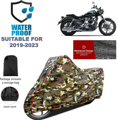 PAGORA Waterproof Two Wheeler Cover for Royal Enfield(Meteor BS6, Yellow)