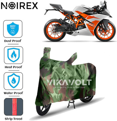 NOIREX Waterproof Two Wheeler Cover for KTM(RC 200, Green)