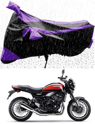 Ascension Two Wheeler Cover for Kawasaki(Z900RS, Purple, Black)