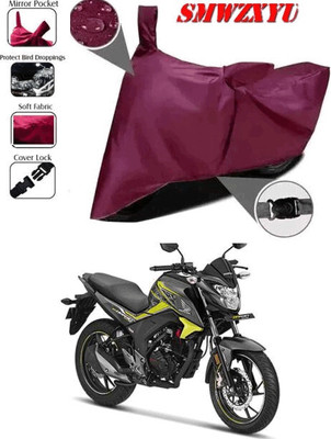 SK AUTO Waterproof Two Wheeler Cover for Honda(CB Hornet 160R, Maroon)