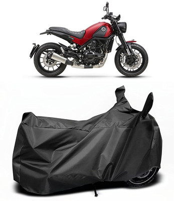 MADAFIYA Two Wheeler Cover for Benelli(Leoncino 250, Black)