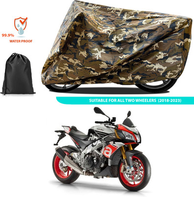 PAGORA Waterproof Two Wheeler Cover for Aprilia(Yellow)