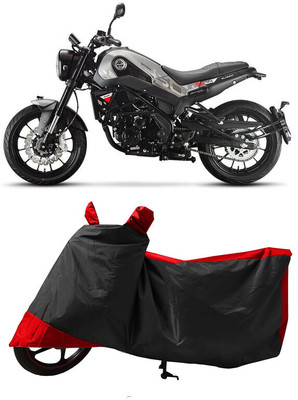 GROFATIK Two Wheeler Cover for Benelli(Leoncino 250, Red)