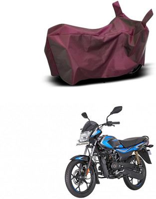 Mdstar Waterproof Two Wheeler Cover for Bajaj(Platina 110 H-Gear, Maroon)