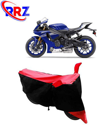 RRZ Waterproof Two Wheeler Cover for Yamaha(YZF-R1, Black, Red)