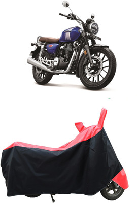 Coxtor Waterproof Two Wheeler Cover for Honda(CB350RS, Red)